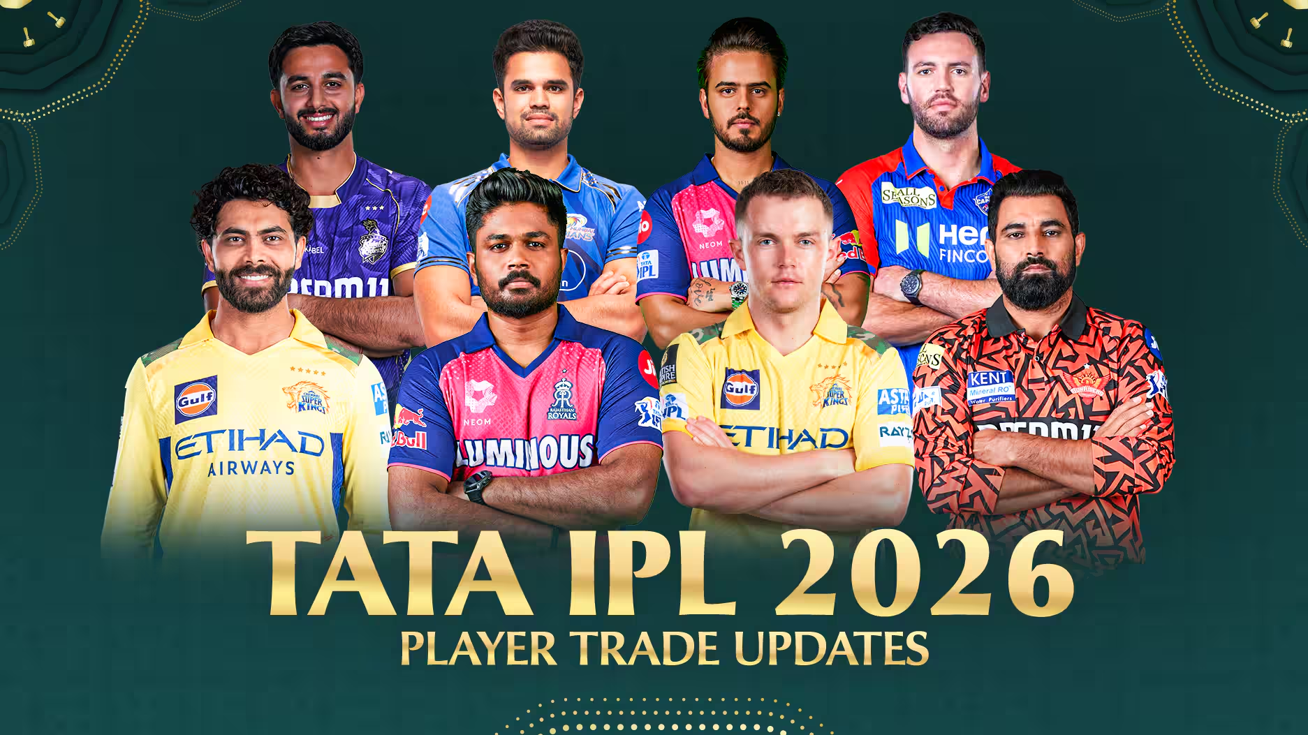 IPL 2026 all teams and captains - Mahadev Book ID